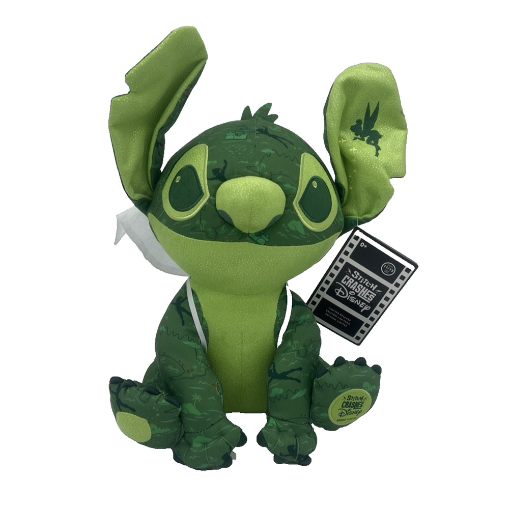 NWT Disney Stitch Crashes Peter Pan Plush Series 11 of 12 Limited Release Stuffy